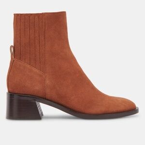Dolce Vita Linny H2O Brown Suede Boots Size 10